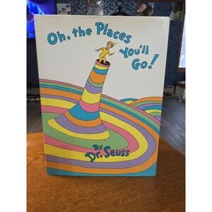 Vintage Dr. Seuss Seuss Oh, The Places You'll Go   Dust Jacket